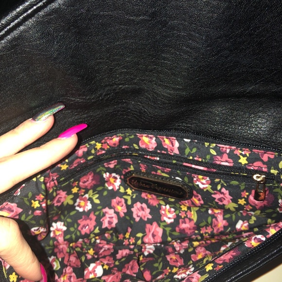 Black leather clutch - Picture 3 of 3